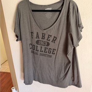 Animal Charcoal Faber College Women's Tee